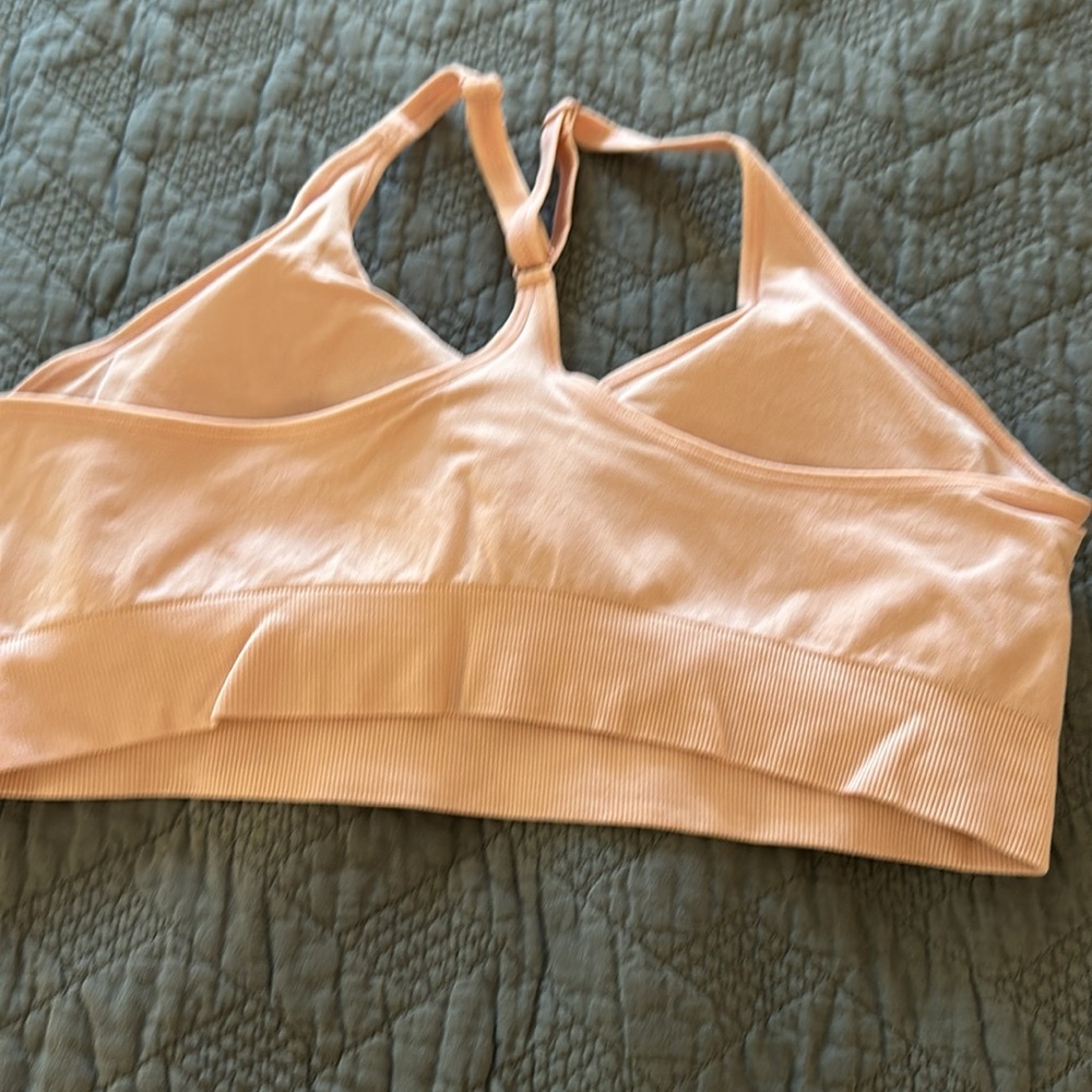 Puma Women's Pink Sports Bra - Picture 2 of 3